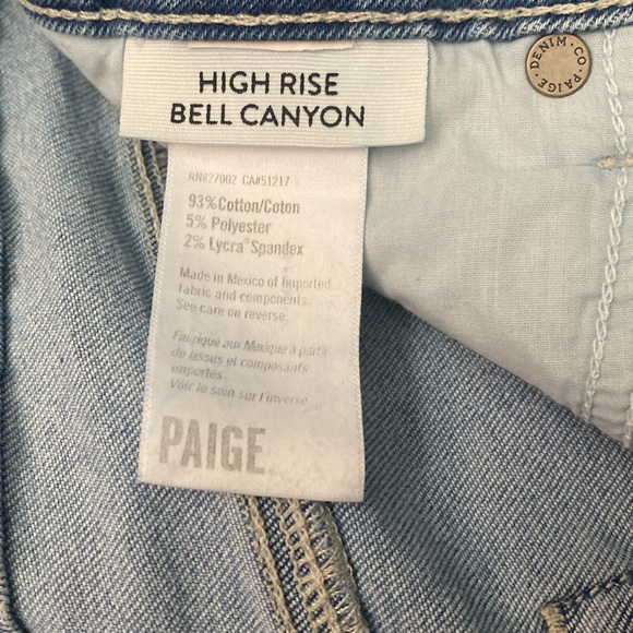 Paige Denim flare light wash jeans - Picture 5 of 6